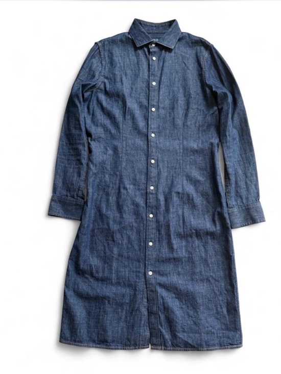 Ralph Lauren Dresses & Skirts - Polo Ralph Lauren denim shirt dress in a classic dark blue wash.